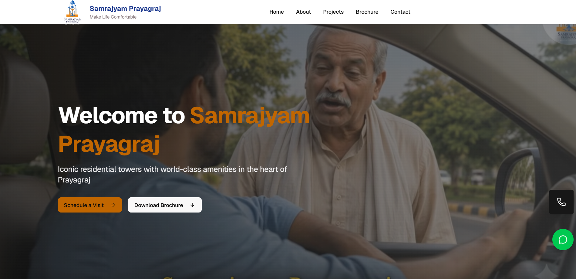 Samrajyams Pryagraj Portfolio website